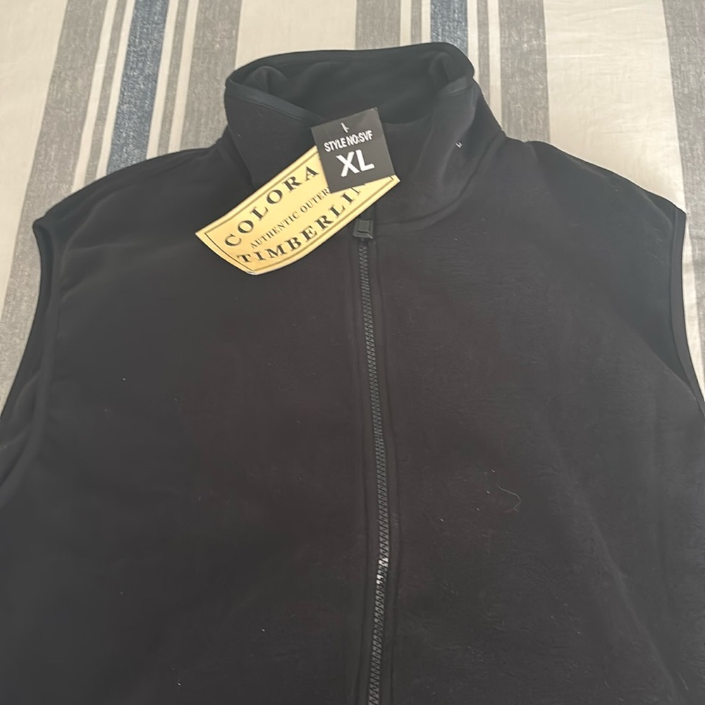 Colorado authentic Timberline fleece vest. Style no: SVF Black new with tags.